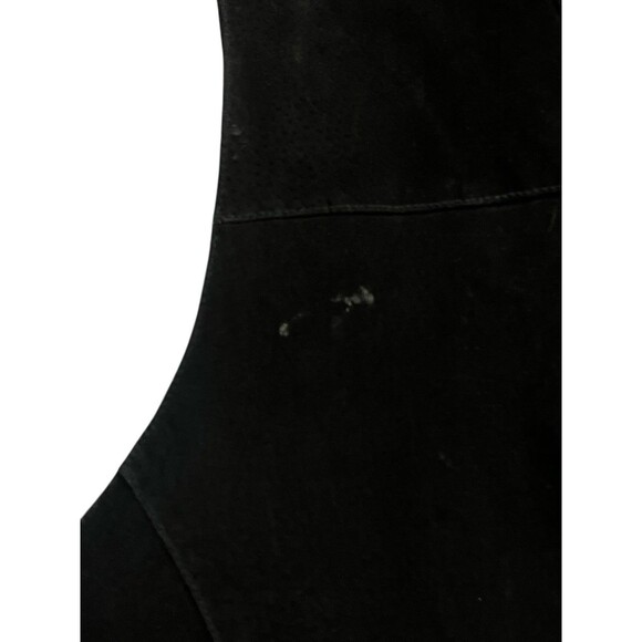 Vintage Black Suede Leather Vest REPP XLT - Picture 5 of 6
